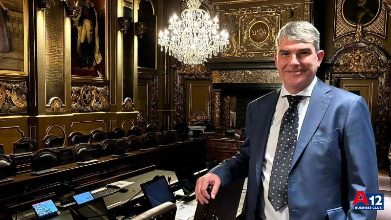 Ontbijtvergadering met havenschepen Johan Klaps 
